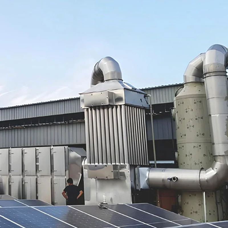 Qual è il trattamento dei gas di scarico organici di una turbina termica?